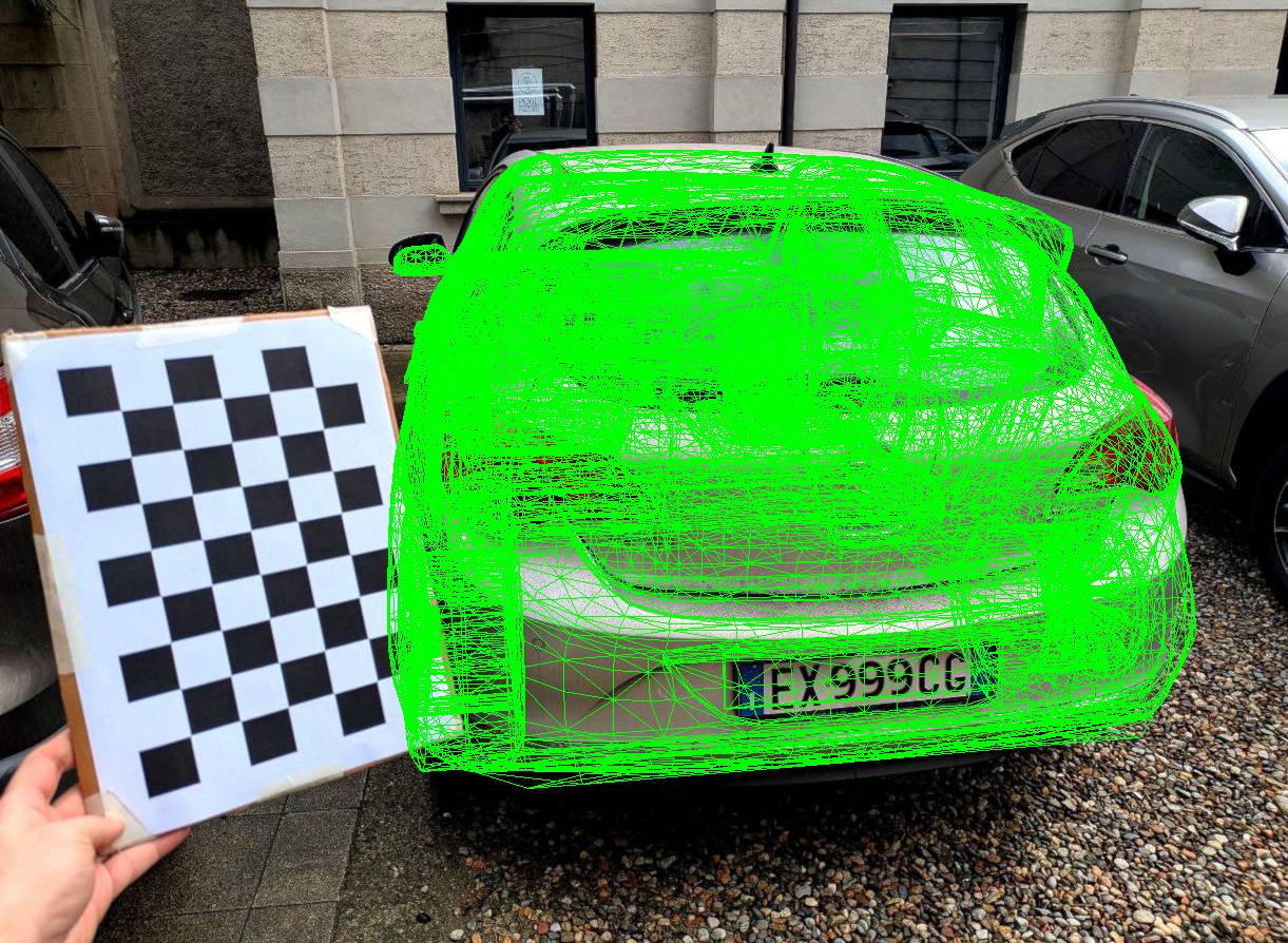 Car Pose Estimation using Out-of-Plane Symmetric Features